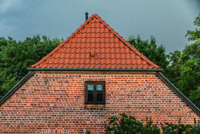 House against sky
