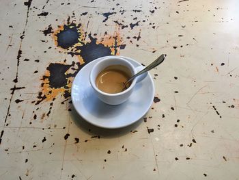 Close-up of coffee on table