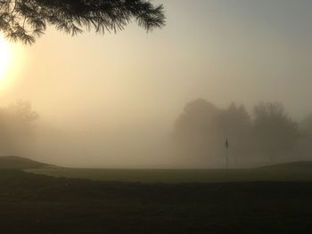 Scenic view of landscape against sky
