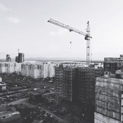 Buildings against sky in city