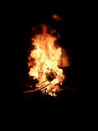 Bonfire at night