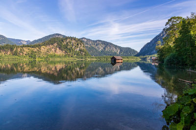 Almsee - lake in upper austria