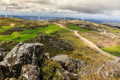 Scenic view of landscape against sky