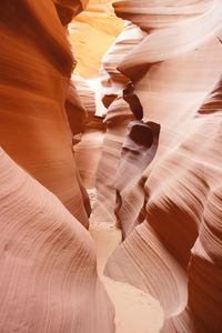 Rock formations in desert