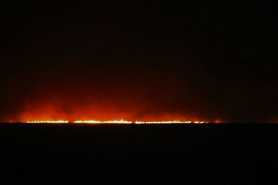 Scenic view of sky at night