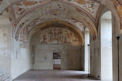 Interior of old building