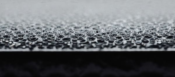 Full frame shot of wet bubbles