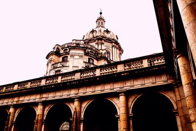 Low angle view of historical building