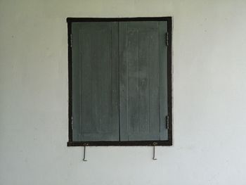 Close-up of closed door