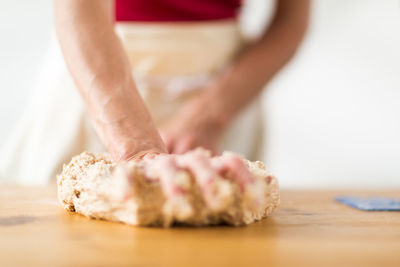 Close-up of cropped food