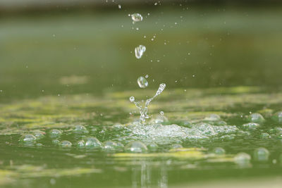 Close-up of splashing water