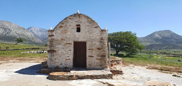 Historic building against clear sky