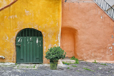 Entrance of old building