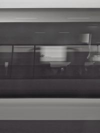 Train at railroad station platform