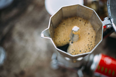 Close-up of coffee