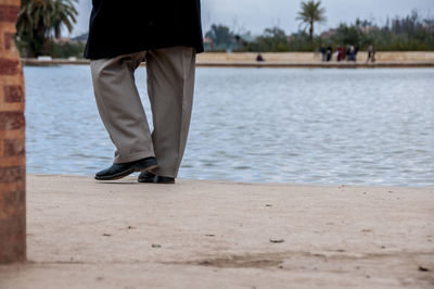 Reflection of trees in water
