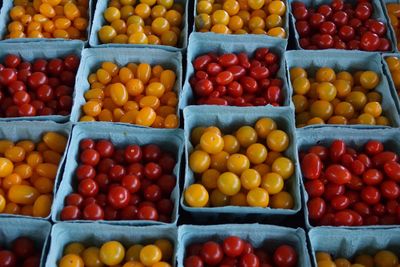 Various fruits in market