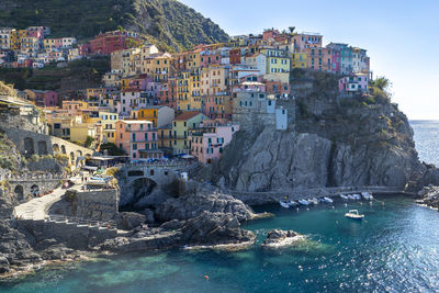 Enchanting view of the town of manarola