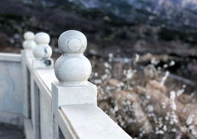 Close-up of stone sculpture