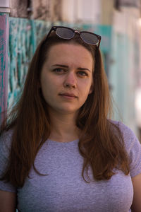 Portrait of young woman