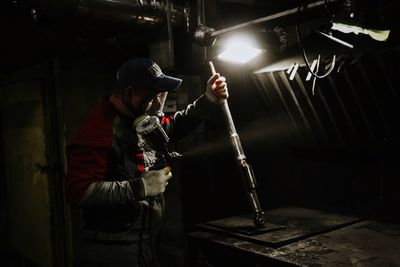 Man working in factory