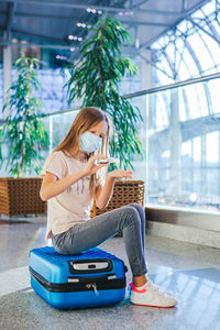 Young woman using mobile phone