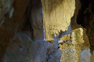 Close-up of rock formation