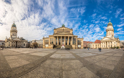 View of historic building against sky