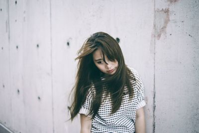 Portrait of young woman