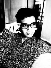 Portrait of young man