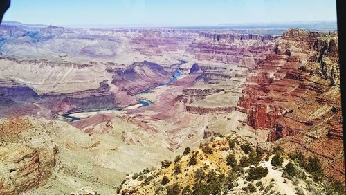 Scenic view of mountains