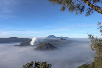 Mount bromo viewpoint from king kong hill. 