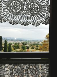 View of through window