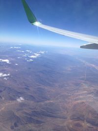 Aerial view of landscape against sky