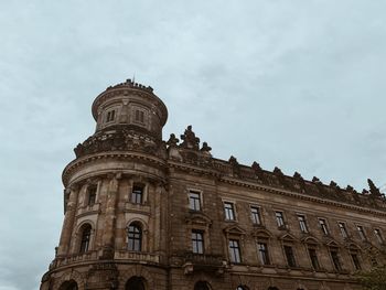 Low angle view of historic building against sky