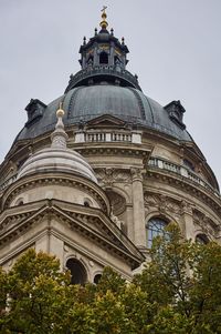 Low angle view of historical building against sky