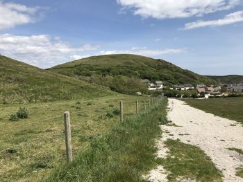 Scenic view of landscape against sky