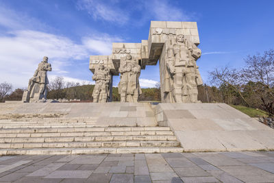 Low angle view of monument