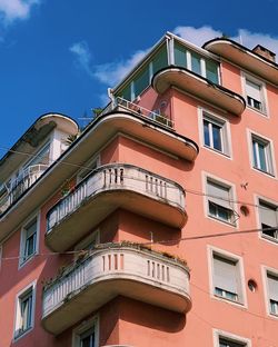 Low angle view of building against sky