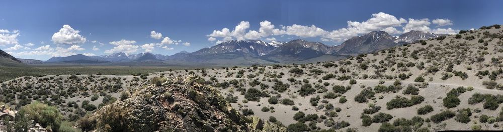 Panoramic view of landscape against sky