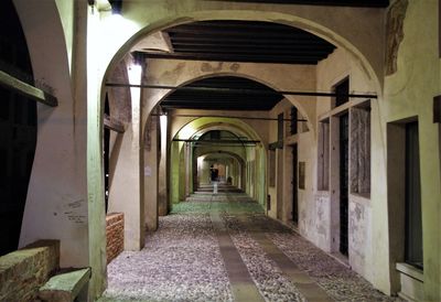 Man in corridor
