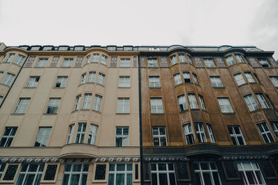 Low angle view of building against clear sky