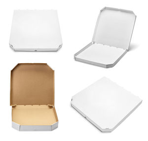 High angle view of computer keyboard against white background