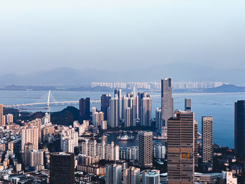 Cityscape against sky