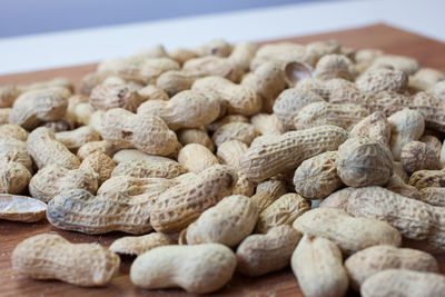 Close-up of cookies on table