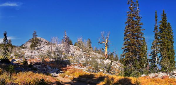 Lake martha hiking sunset peak, great western trail brighton rocky mountains, wasatch front, utah.