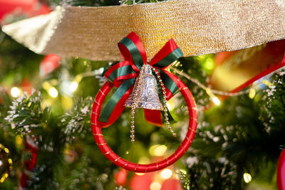 Close-up of christmas tree