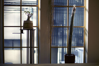 Open window against sky