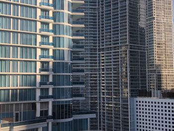 Full frame shot of modern buildings in city