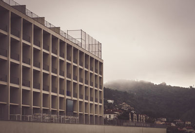 Low angle view of building against sky